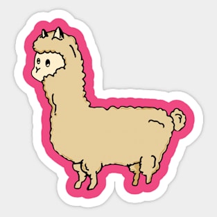 Alpaca-paca-paca Sticker